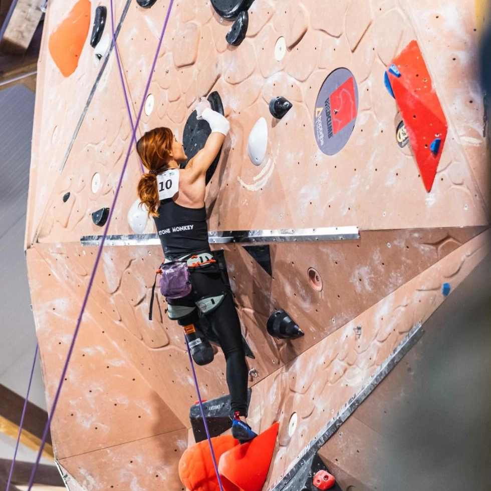 Fiamma Cocchi, atleta della nazionale italiana di paraclimbing