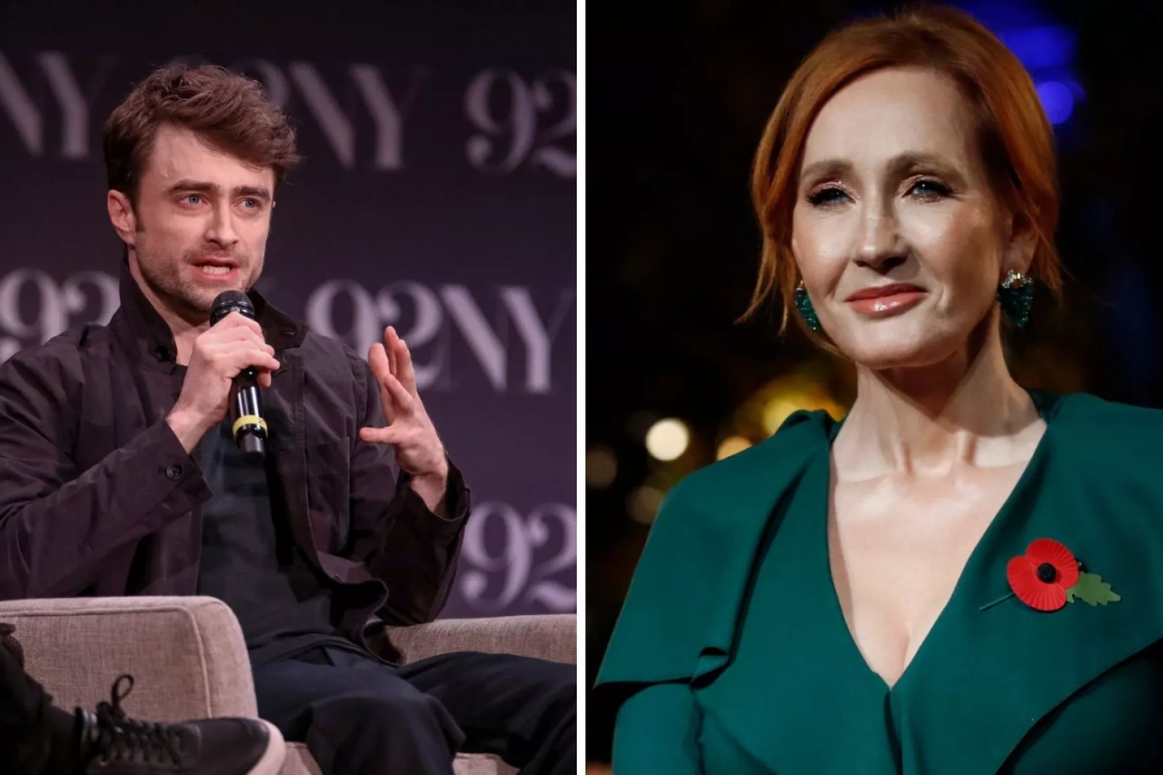 Daniel Radcliffe e JK Rowling