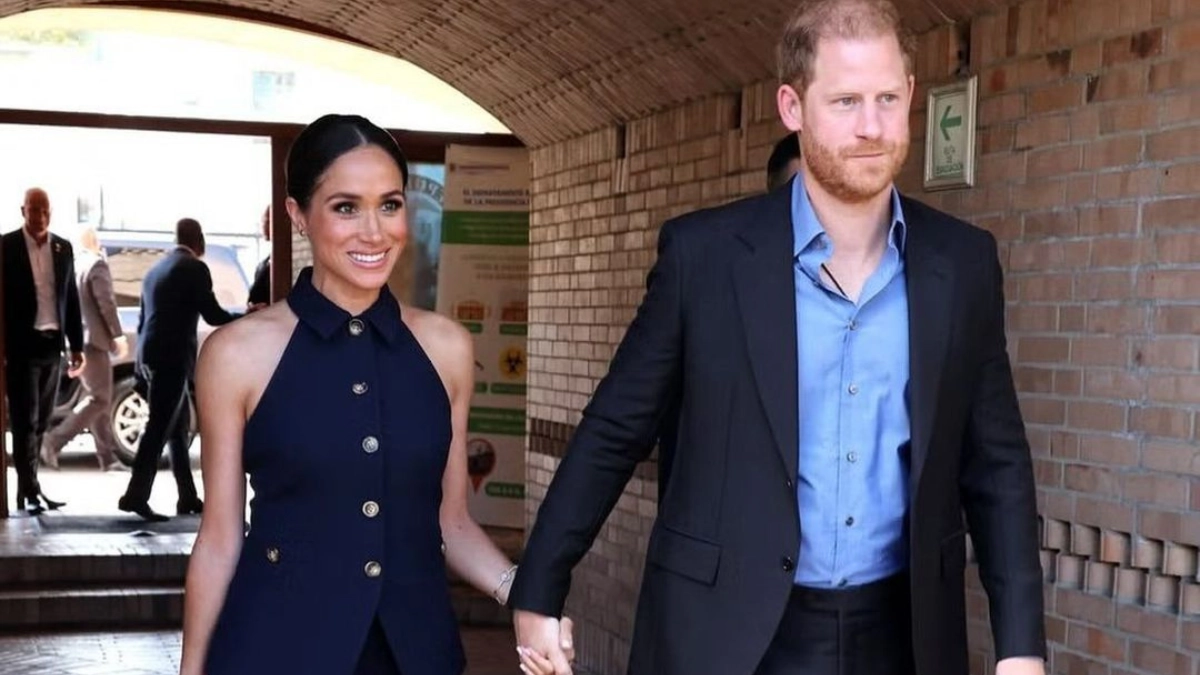 Harry e Meghan arrivano in Colombia (Instagram @dukeandduchessofsussexdaily)