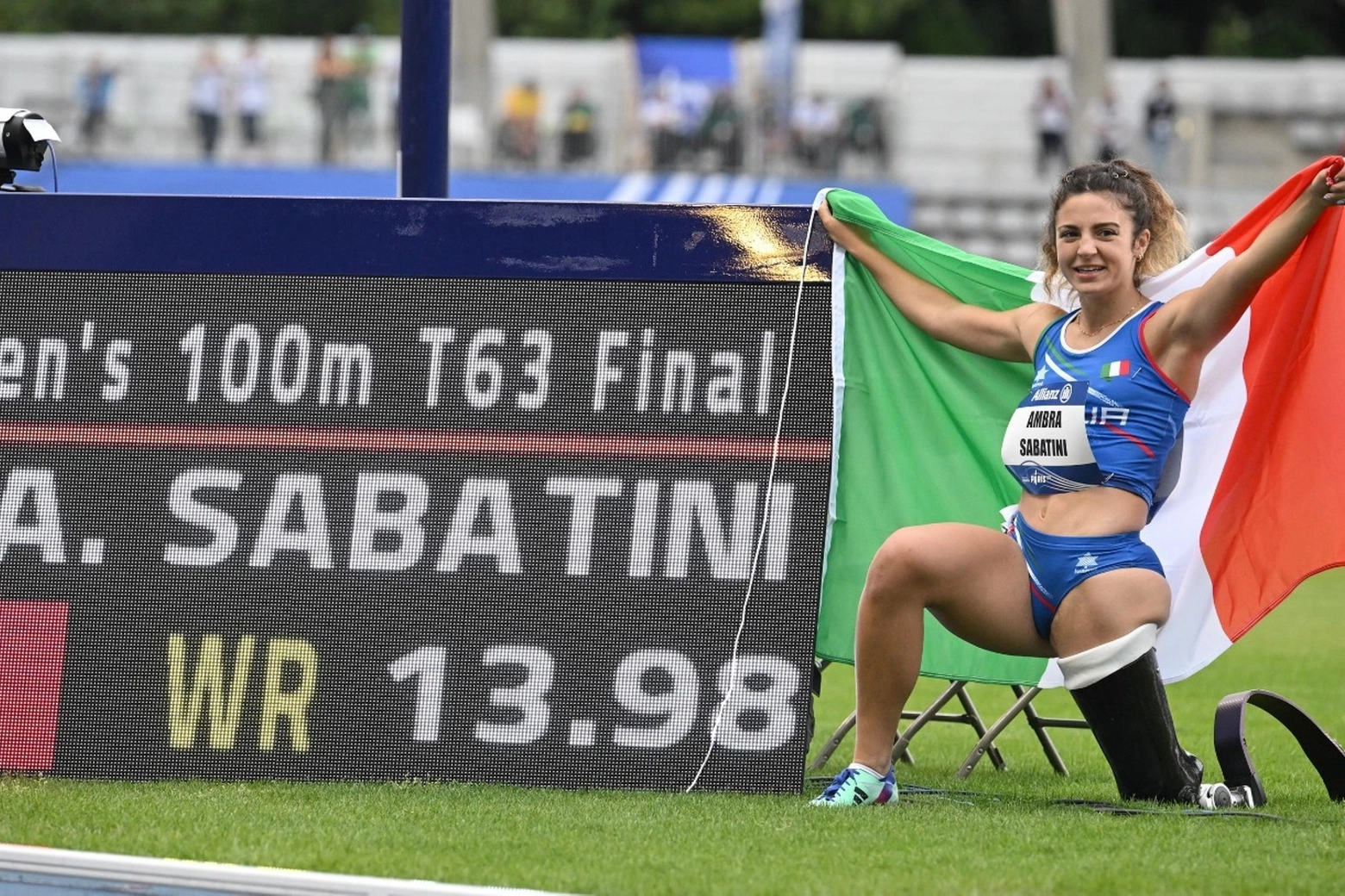 Ambra Sabatini portabandiera Italia a Paralimpiadi 2024