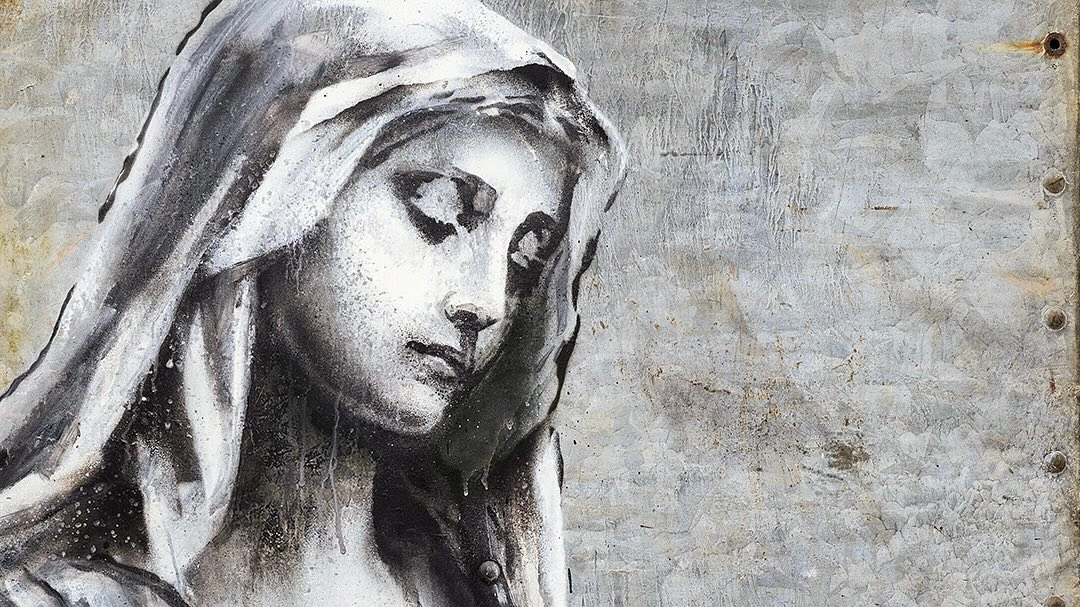 La nuova opera dello street artist Banksy: una Madonna con bambino