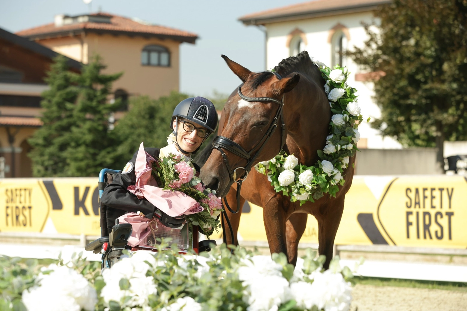 Premiazione campionati italiani 2023 con Royal Delight (Ph. Marta Fusetti)