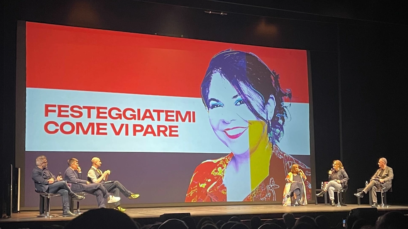 L'evento al Teatro Cardano di Milano per il compleanno di Michela Murgia