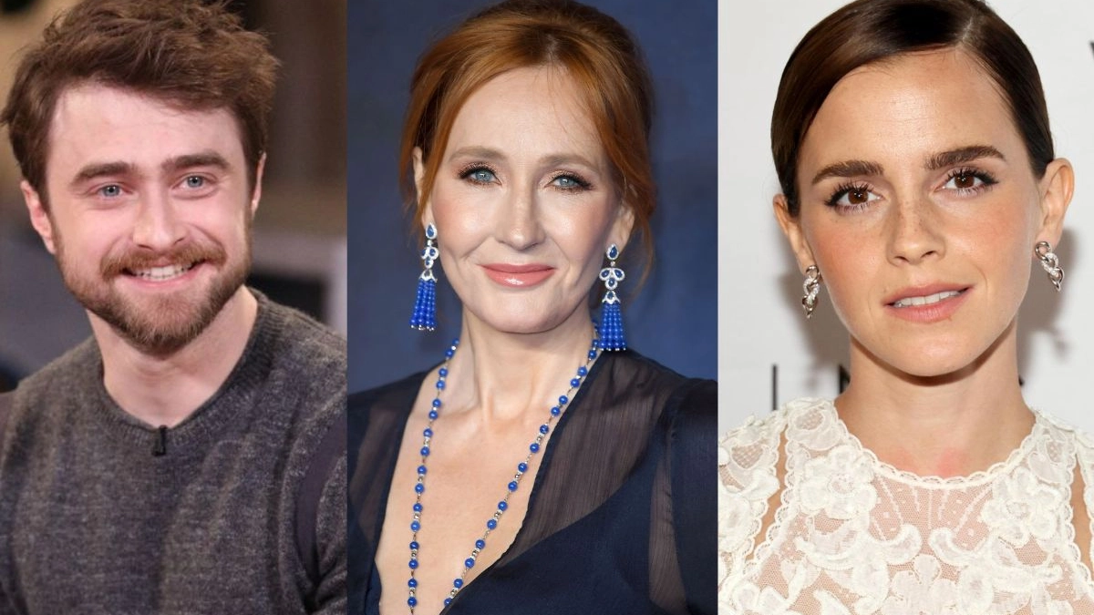 Daniel Radcliffe, J.K. Rowling, Emma Watson