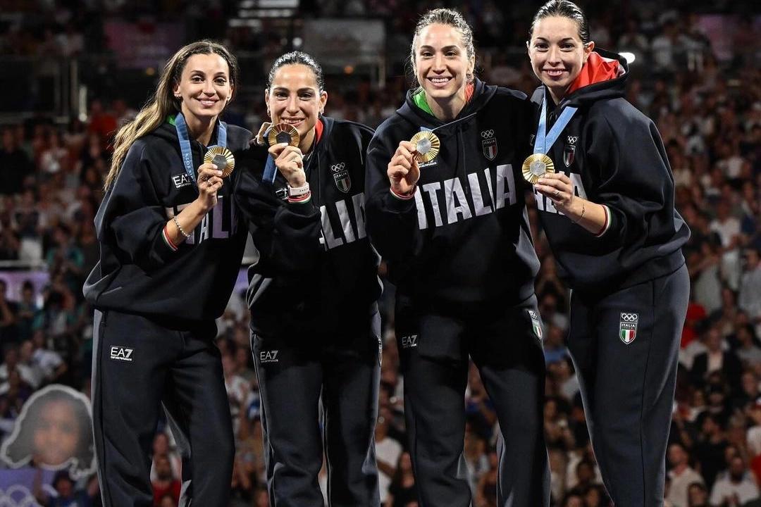 Rossella Fiamingo, Alberta Santuccio, Giulia Rizzi e Mara Navarria sono campionesse olimpiche nella spada