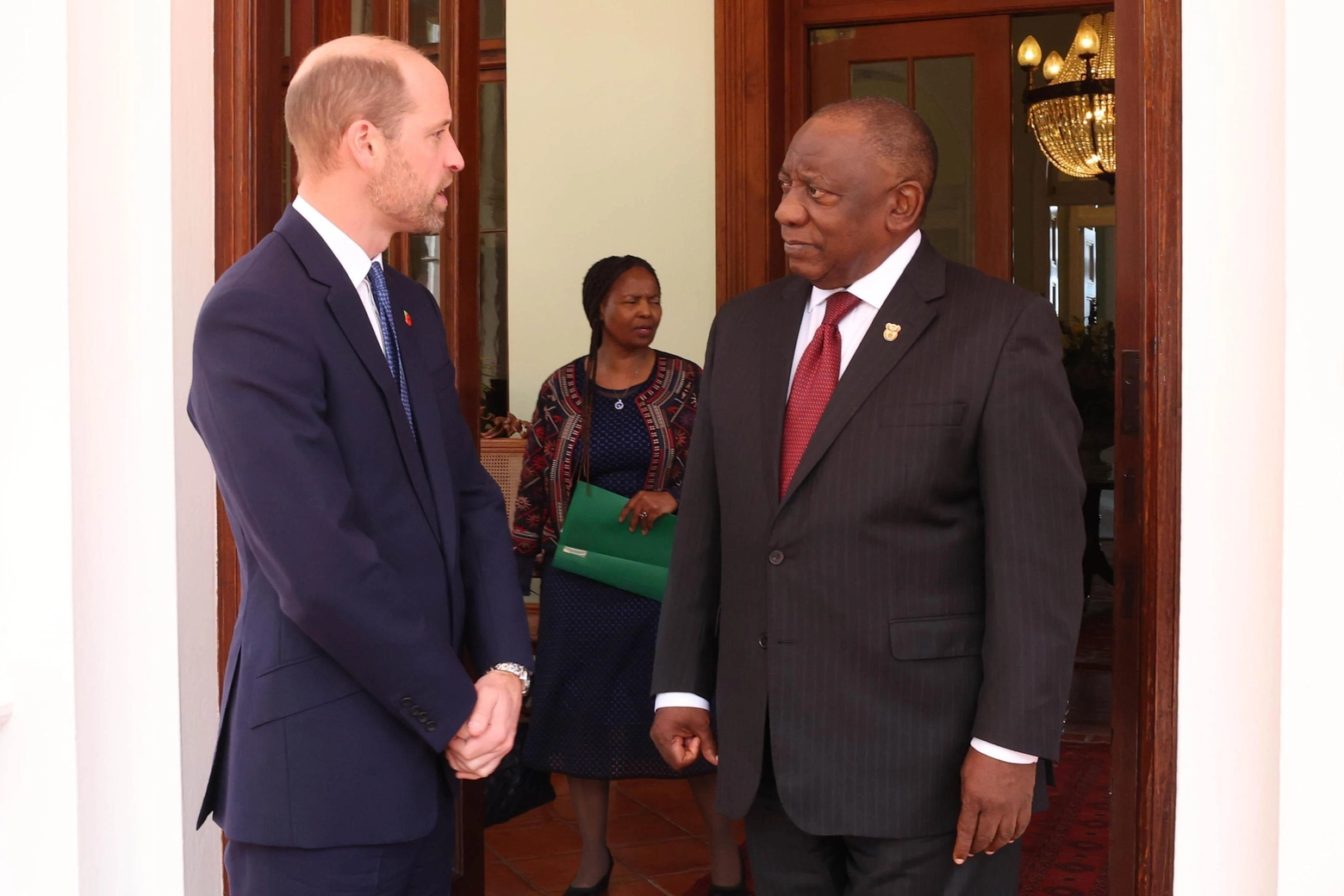 SOUTH AFRICA PRINCE WILLIAM VISIT