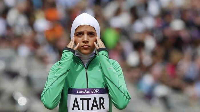 Sarah Attar, atleta dell'Arabia Saudita alle Olimpiadi di Londra 2012