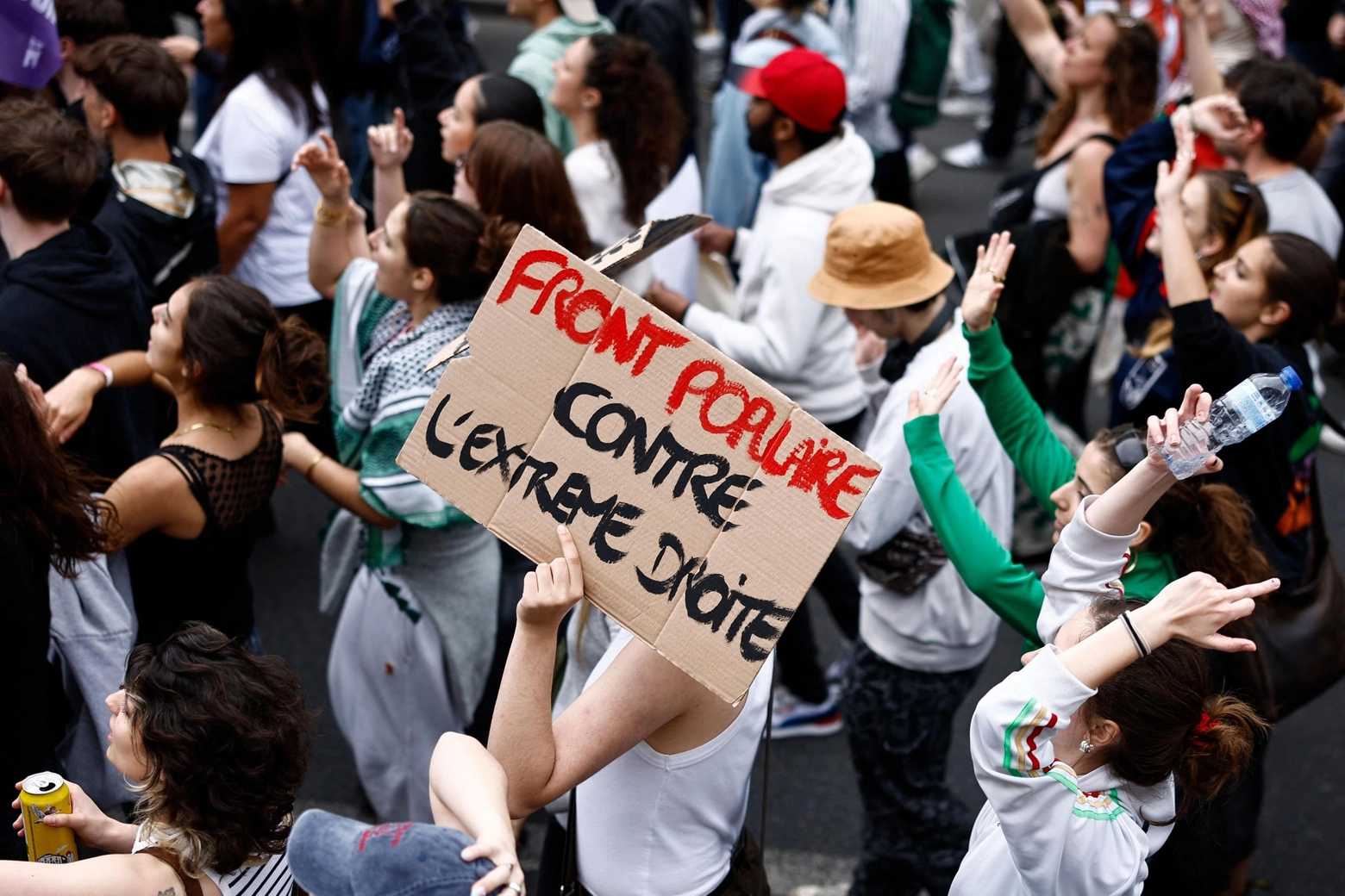 Proteste in Francia contro l'estrema destra di Rassemblement National