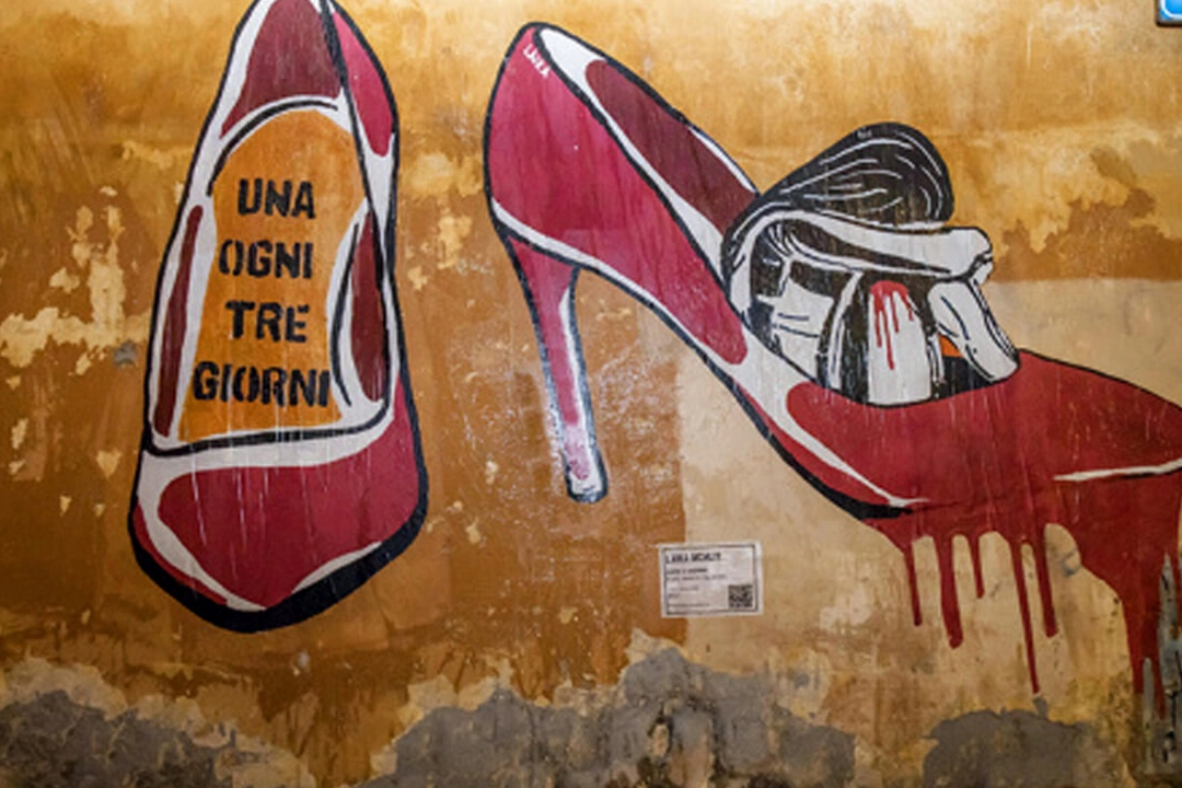 Murales contro la violenza di genere e i femminicidi