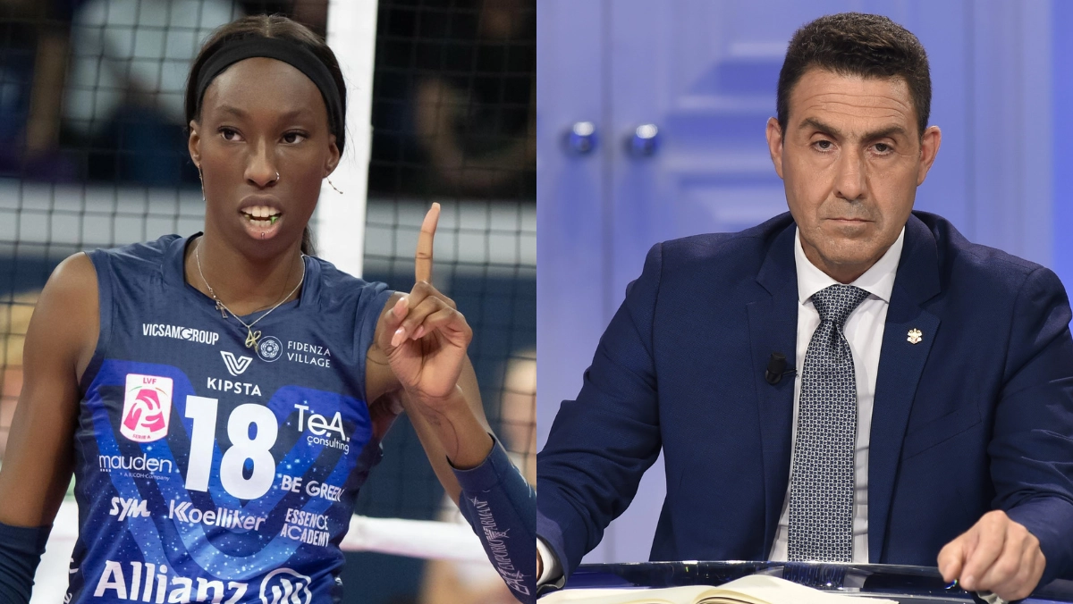 Paola Egonu da una parte, Roberto Vannacci dall'altra