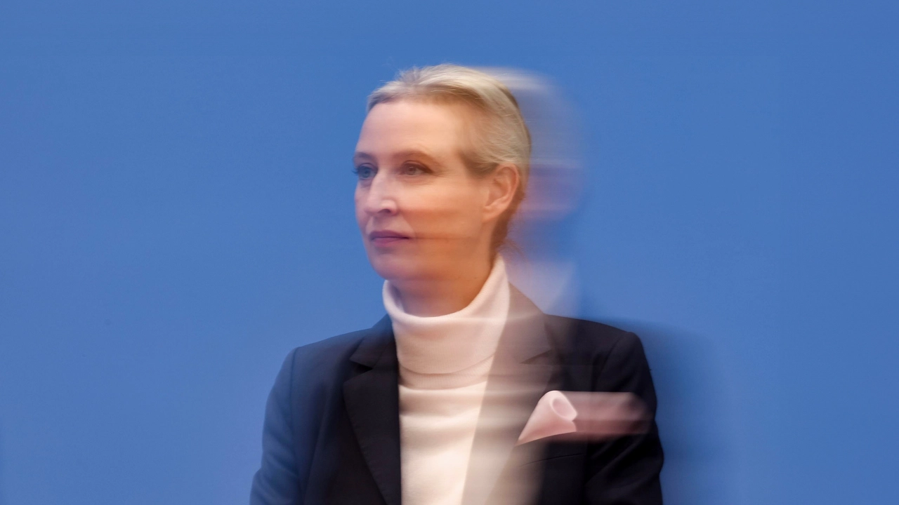 Alice Weidel, leader del partito di estrema destra tedesco Alternative für Deutschland.