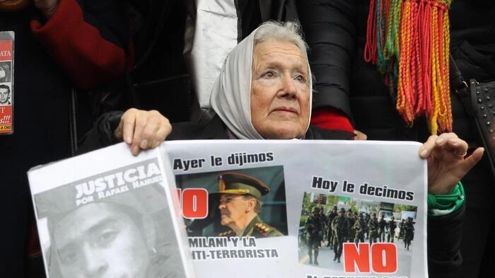 Nora Cortiñas, simbolo delle Madri di Plaza de Mayo (ANSA)