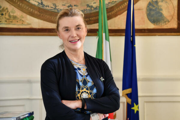 Il Segretario Generale della Farnesina, Elisabetta Belloni, nel suo ufficio presso il ministero degli Esteri, Roma, 27 novembre 2020.
ANSA/ALESSANDRO DI MEO