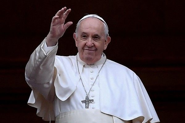 Papa Francesco nella benedizione Urbi et Orbi in occasoine del Natale
