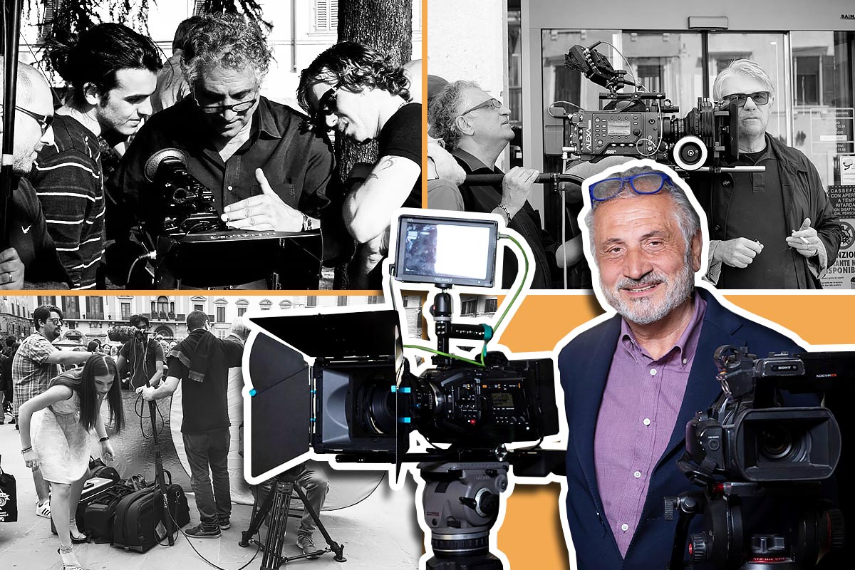 Il regista Giuseppe Ferlito, 67 anni