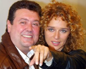 Gli attori Rodolfo Lagana' e Valeria Golino alla presentazione del film "Prendimi e portami via" (2003)