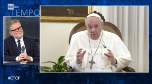 Papa Francesco ospite in esclusiva della puntata di Che Tempo Che Fa di Rai3