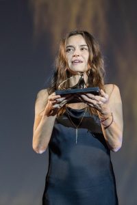 L’attrice Kasia Smutniak  riceve a Locarno il Leopard Club Award nel 2021
