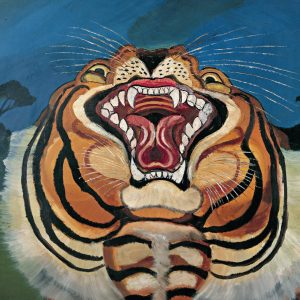 Una 'Testa di tigre' di Antonio Ligabue