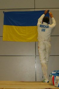 Andrii Demchuck, campione ucraino di scherma in carrozzina, medaglia d’oro alla XV edizione dei Giochi paralimpici estivi di Rio del 2016