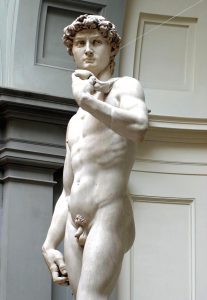 Il 'David' di Michelangelo: molto si è discusso sulla misura del suo pene
