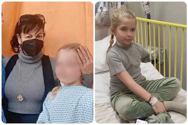 Sasha, la bambina ucraina senza il braccio, riceverà la protesi all'ospedale Bambino Gesù di Roma