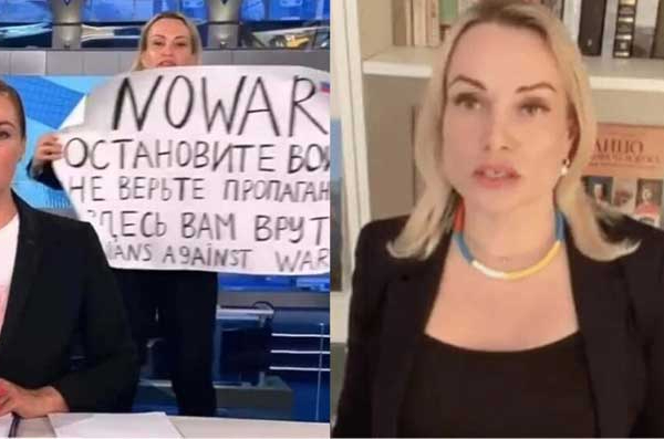 Marina Ovsyannikova, la giornalista del blitz al tg russo, denunciata dall’ex marito: “Vuole la custodia dei figli”