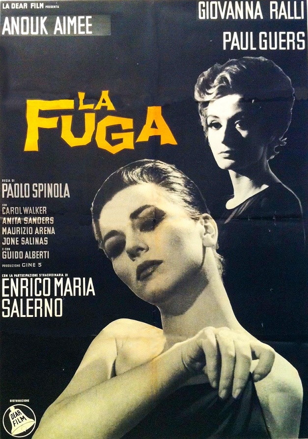 La locandina della coraggiosa pellicola 'La fufa' diretta da Paolo Spinola nel 1964