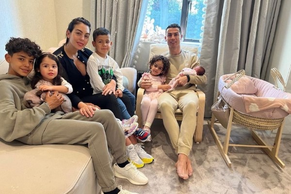 Cristiano Ronaldo Georgina Rodriguez foto figlia