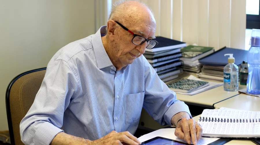 Walter Orthmann 84 anni nella stessa azienda