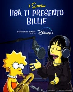 La cantautrice californiana Billie Eilish (20 anni) apparirà insieme alla famiglia dei Simpson nel prossimo cortometraggio intitolato ’Lisa, ti presento Billie’