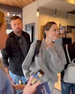 Angelina Jolie in visita a sorpresa a Leopoli