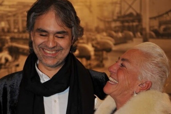 Andrea Bocelli e la mamma Edi Aringhieri