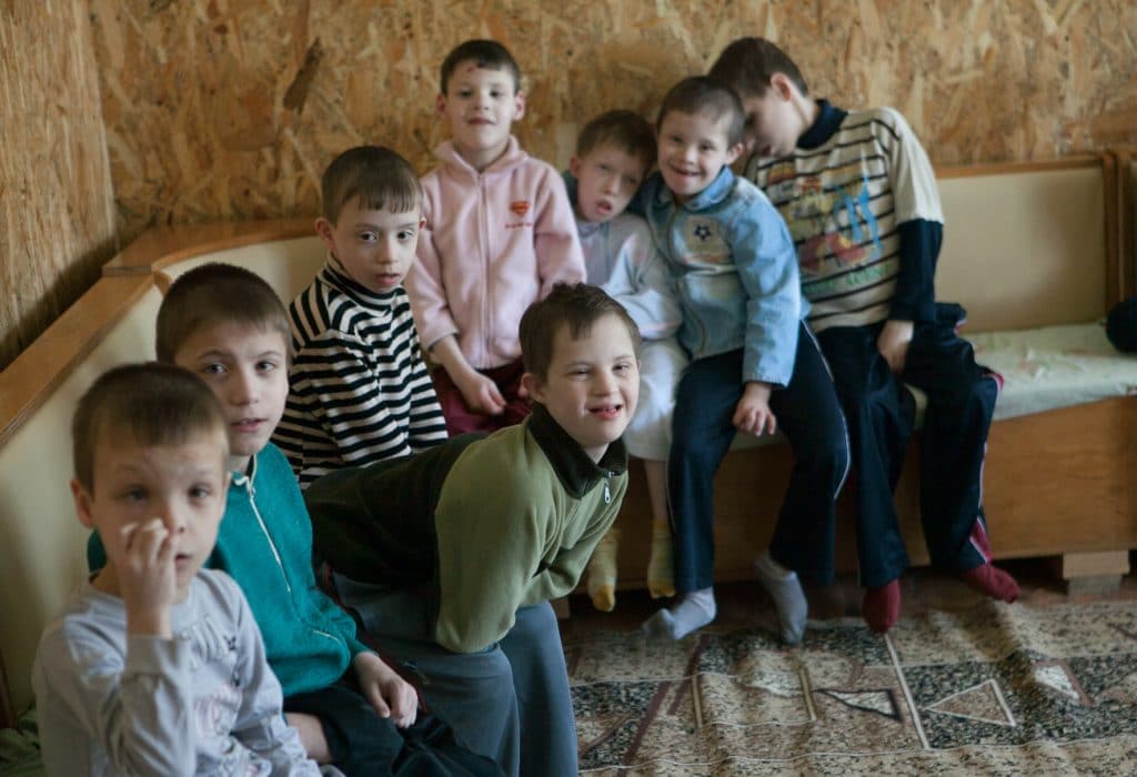bambini con sindrome di Down Ucraina