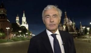 Massimo Giletti (60 anni) in diretta da Mosca