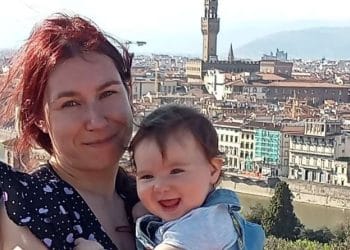 Mamma Jennifer e la sua bimba di 11 mesi non trovano casa a Firenze (Foto gentilmente concessa dalla madre)