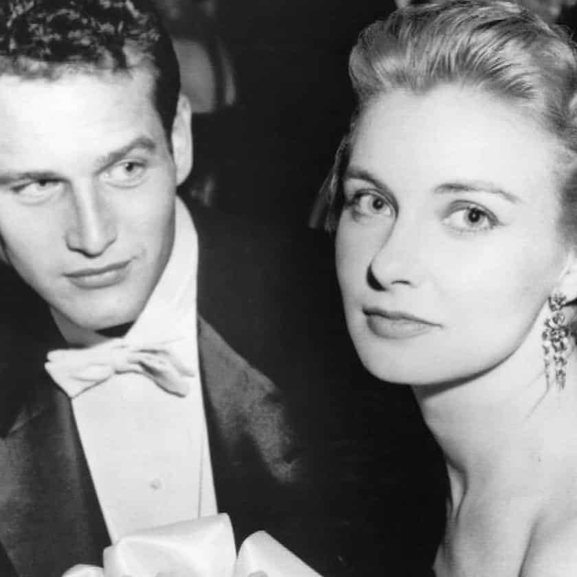 Due giovanissimi Paul Newman e Joanne Woodward 
