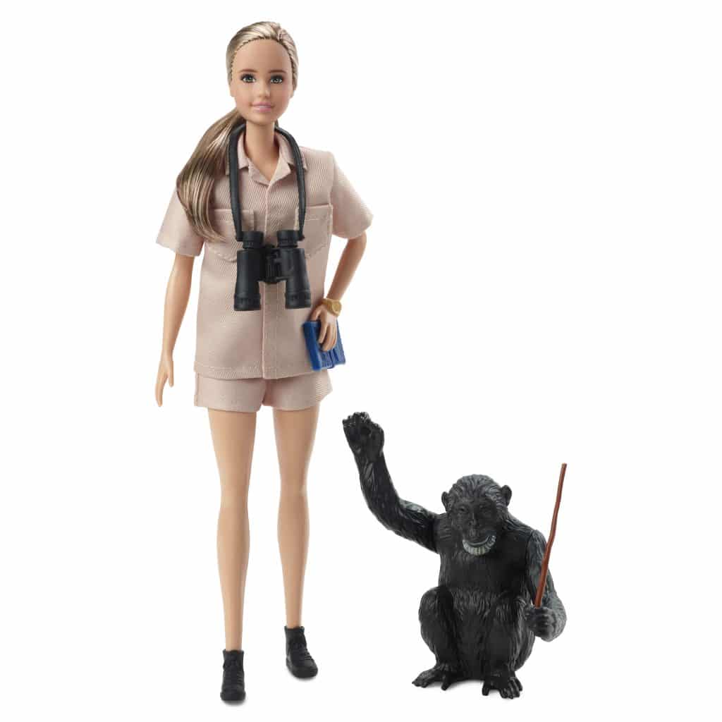 La Barbie ispirata a Jane Goodall