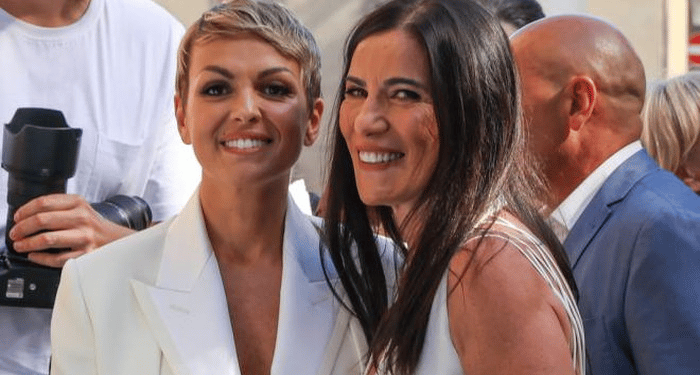 Francesca Pascale e Paola Turci subito dopo il sì, pronunciato il 2 luglio 2022