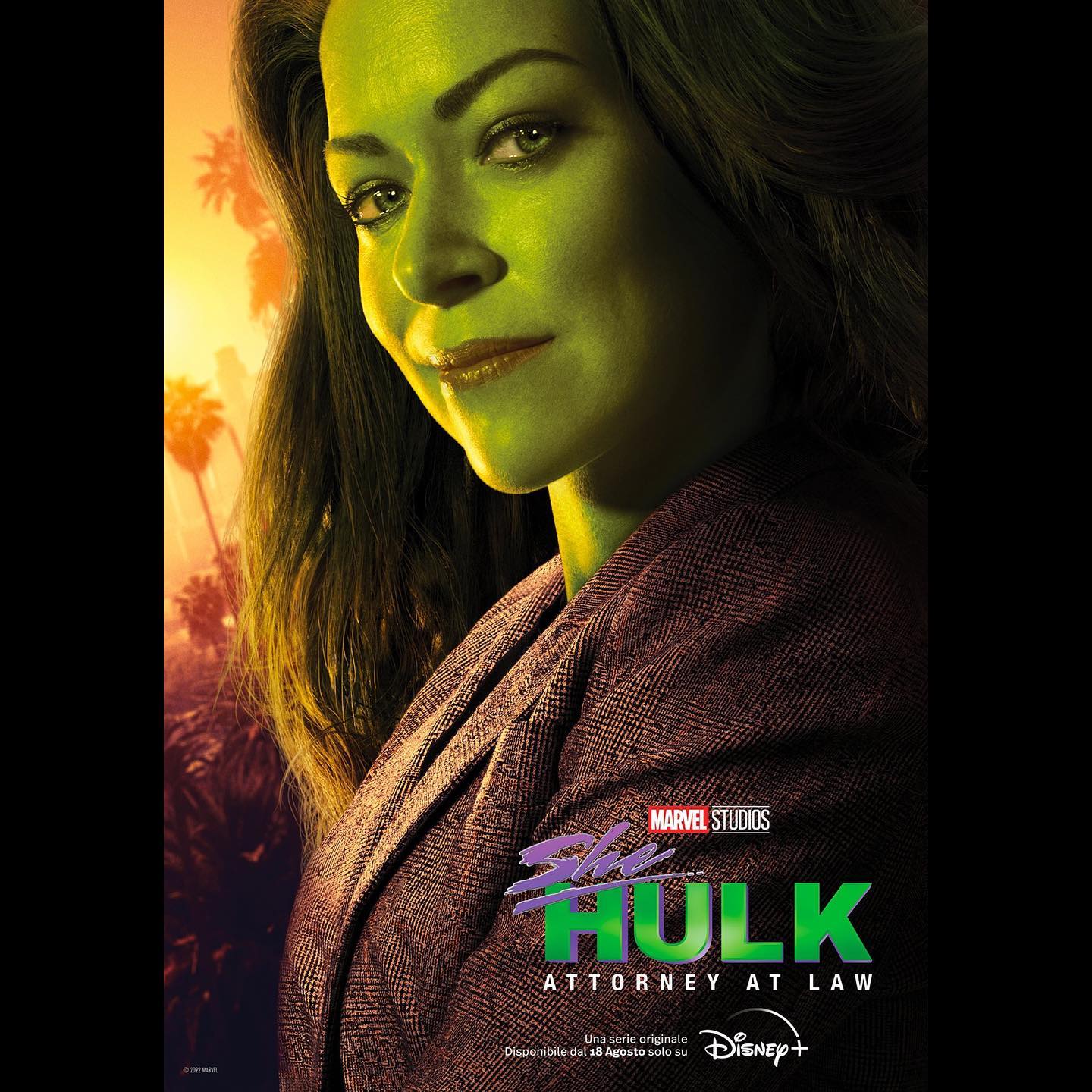 La serie tv ""She-Hulk: Attorney at law" con protagonista l'attrice Tatiana Maslany 