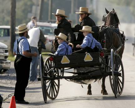 Gli Amish sono una comunità religiosa nata in Svizzera nel Cinquecento e stabilitasi negli Stati Uniti d'America nel Settecento