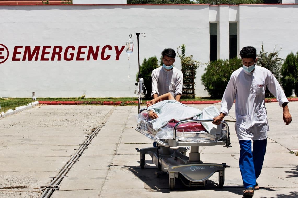 Centro chirurgico per vittime di guerra di Kabul. Afghanistan, 2022
