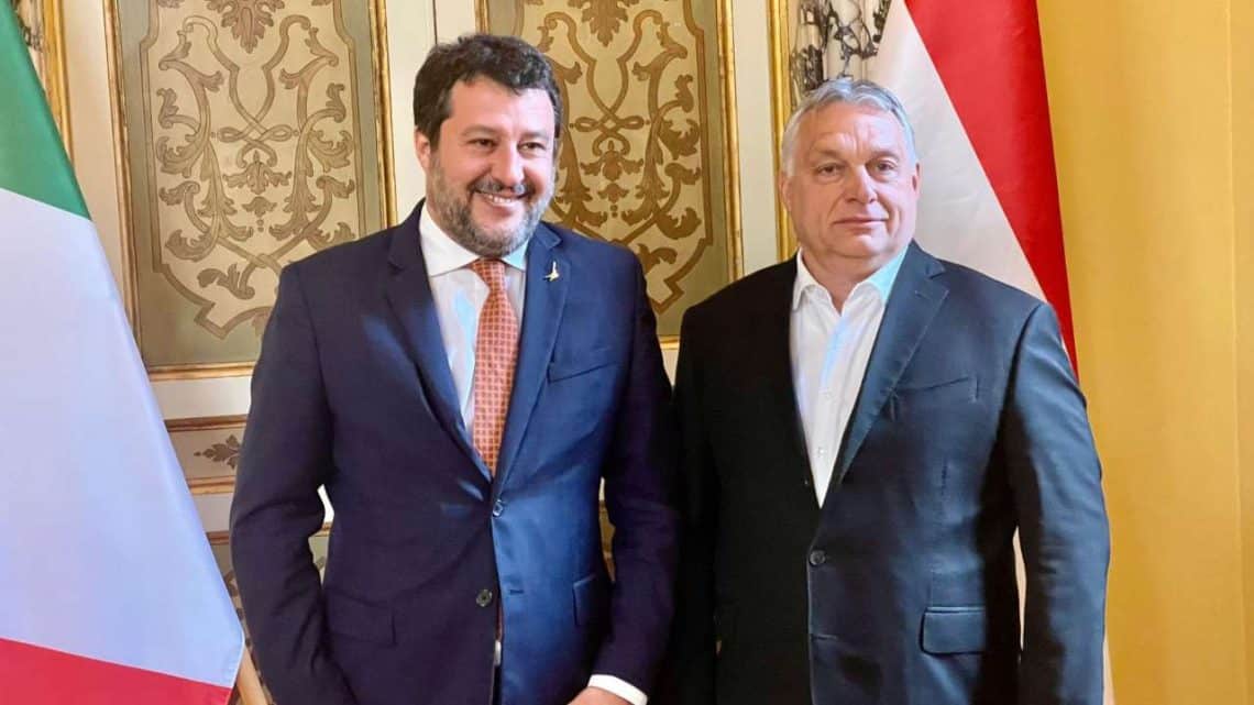 Matteo Salvini e Viktor Orban