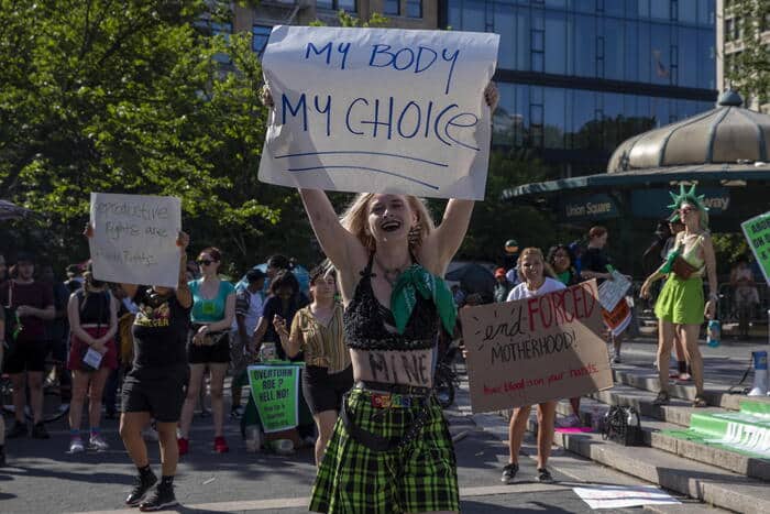 Manifestazione per il diritto di aborto