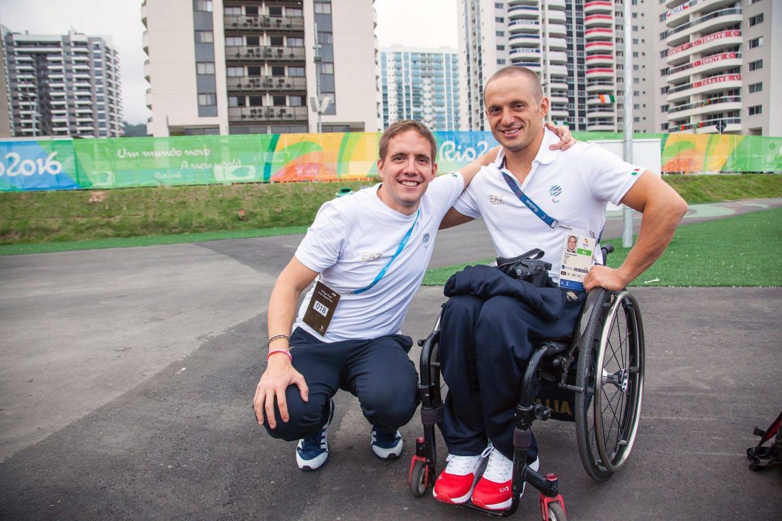 Alberto e Marco Dolfin al villaggio olimpico di Rio de Janeiro