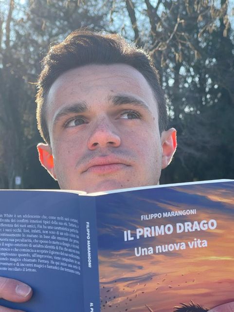 Il giovane scrittore Filippo Marangoni