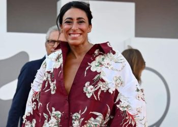 Francesca Vecchioni sul red carpet di Venezia 2022