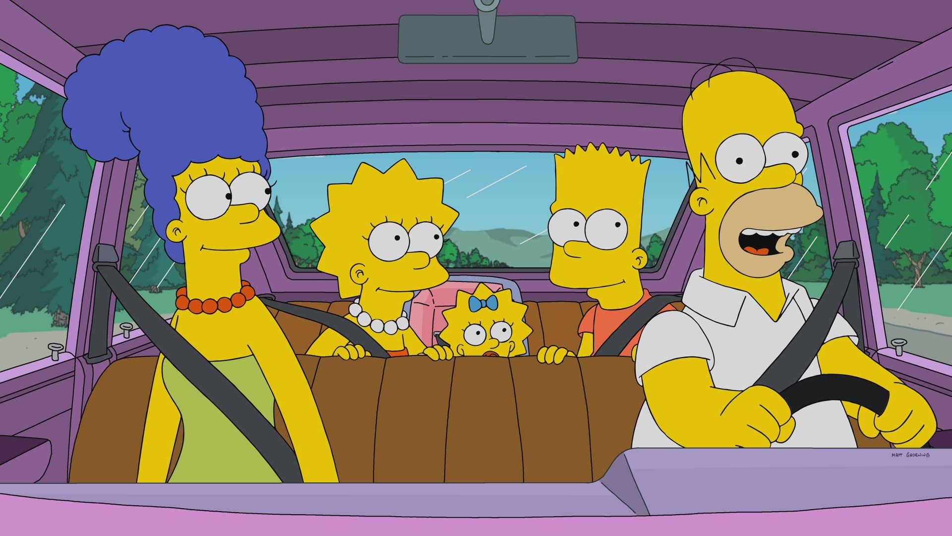 La famiglia Simpson, protagonista dell'omonima serie tv (Facebook)