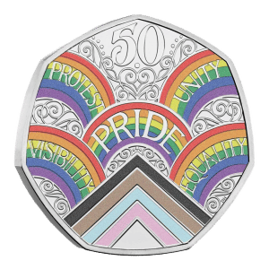 La moneta che celebra il Pride UK (1)