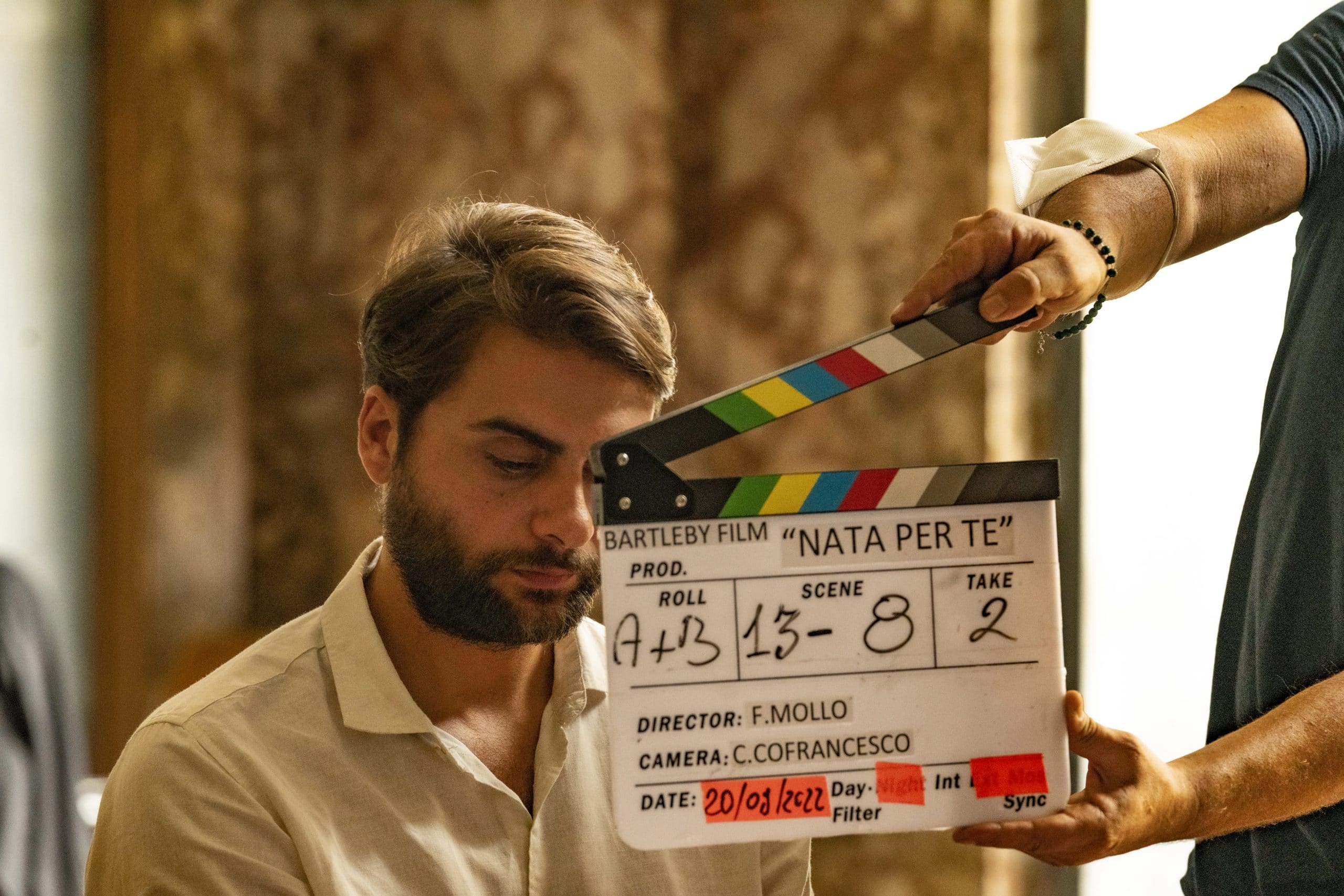 L'attore Pierluigi Gigante è Luca Trapanese nel film "Nata per te"